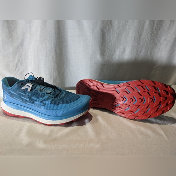 NEW Salomon Mens Ultra Guide Trail Running Shoe SHARP Lions Blue - Picture 3 of 4